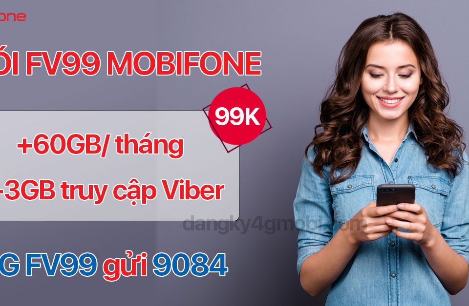 Đăng ký gói FV99 MobiFone