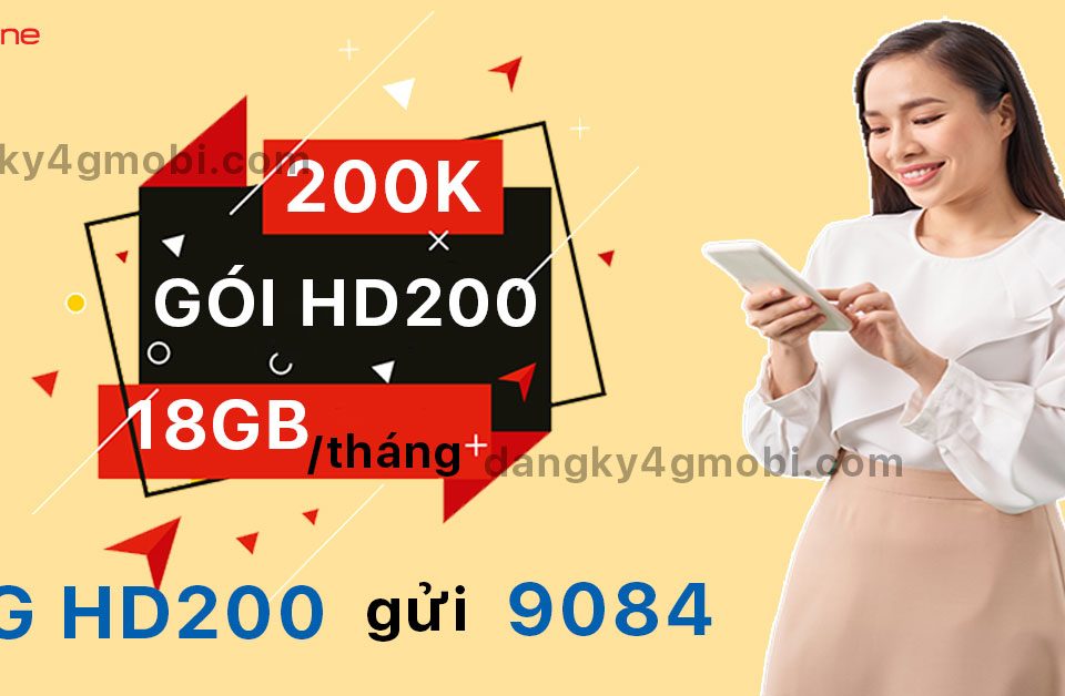 Đăng ký gói HD200 MobiFone