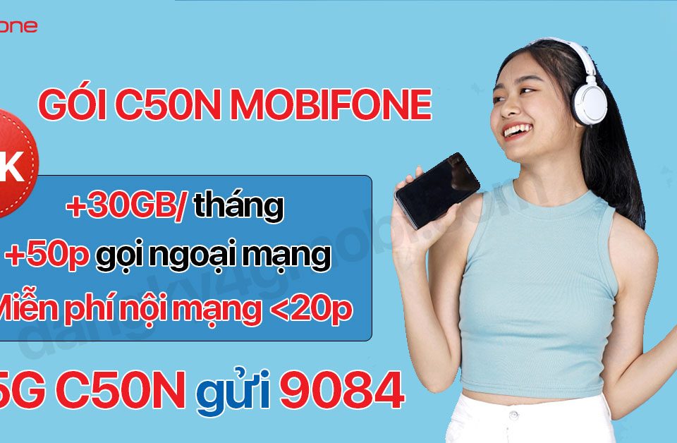 Cú pháp đăng ký gói C50N MobiFone